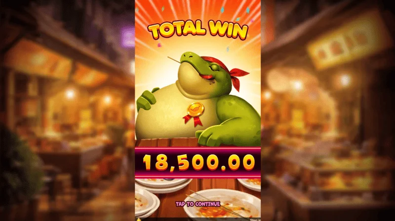 Spicy Gila - total win screen